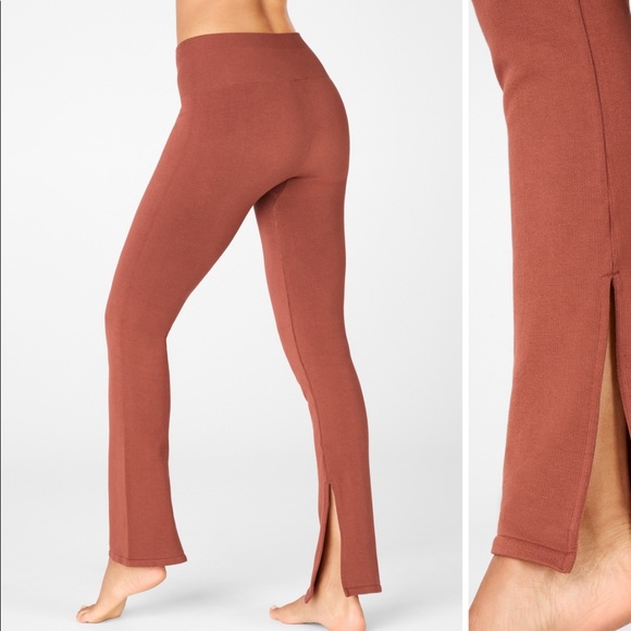 Hi Waisted Seamless Rib Pant Fabletics 